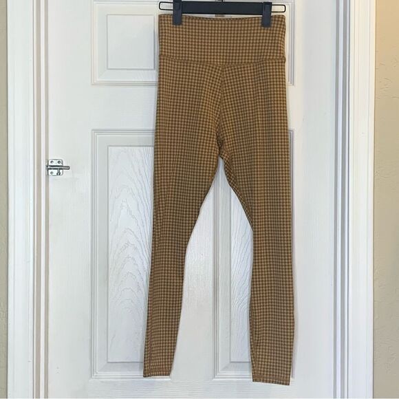 Madewell Make Weekends Longer Check Print Leggings Size Small - Picture 1 of 9